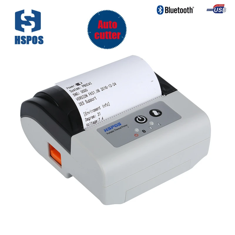 Quality 80mm Android Mobile Bluetooth Thermal Bill Receipt Portable