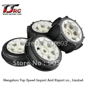 Sand Paddle Tyres x 4pcs for Baja 5B 5b Tyre set(2pcs Front &amp 2pcs Rear) -Nylon Wheel Hub | Игрушки и хобби