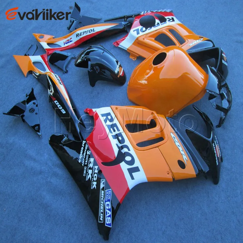 Капот мотоцикла на заказ для 97 98 CBR600F3 1997-1998 ABS Пластиковый обтекатель мотоцикла+ 5 подарков синий желтый белый H2 - Цвет: O