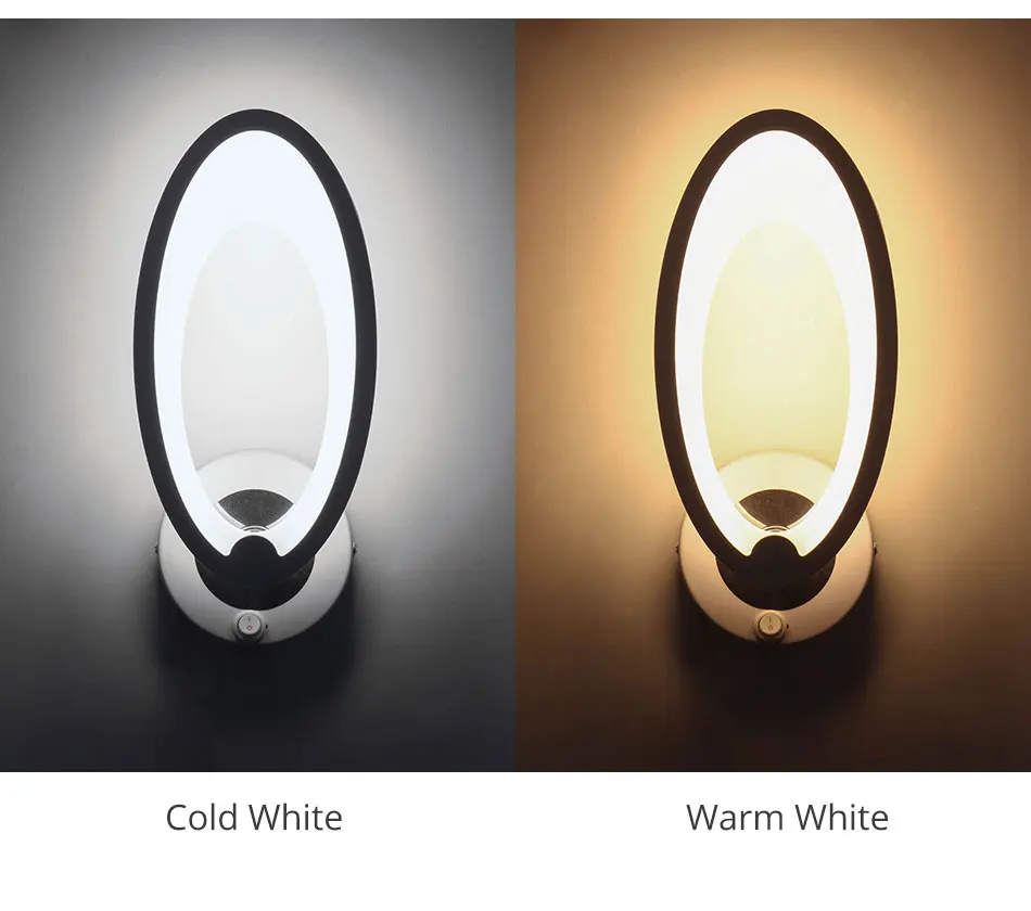 White Modern Wall Lamp 7W 175-265V AC Bedside Bedroom Stair Indoor Lighting LED Wall Sconce Reading light Hotel Decorative Lamp  (7)