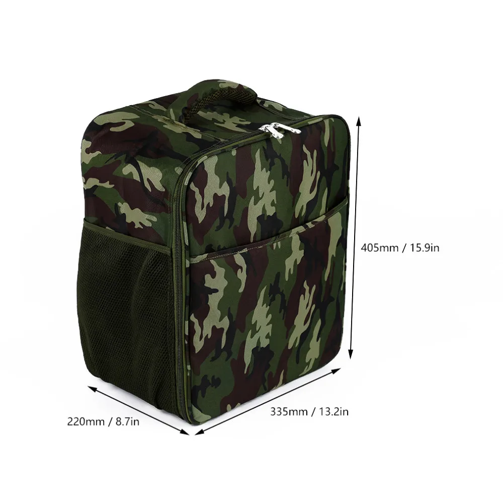 Camouflage Hardshell Bag Backpack Shoulder Carry Case For DJI Phantom 4 Drone Quadcopter Outdoor Travel Storage Bag RC Parts