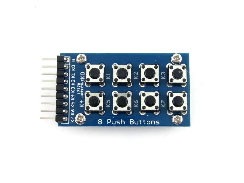 

8 Push Buttons 4*2 2*4  Matrix Keyboard Single Key Accessory Board Module (Arranged as 2x4 in One Board) Free Shipping