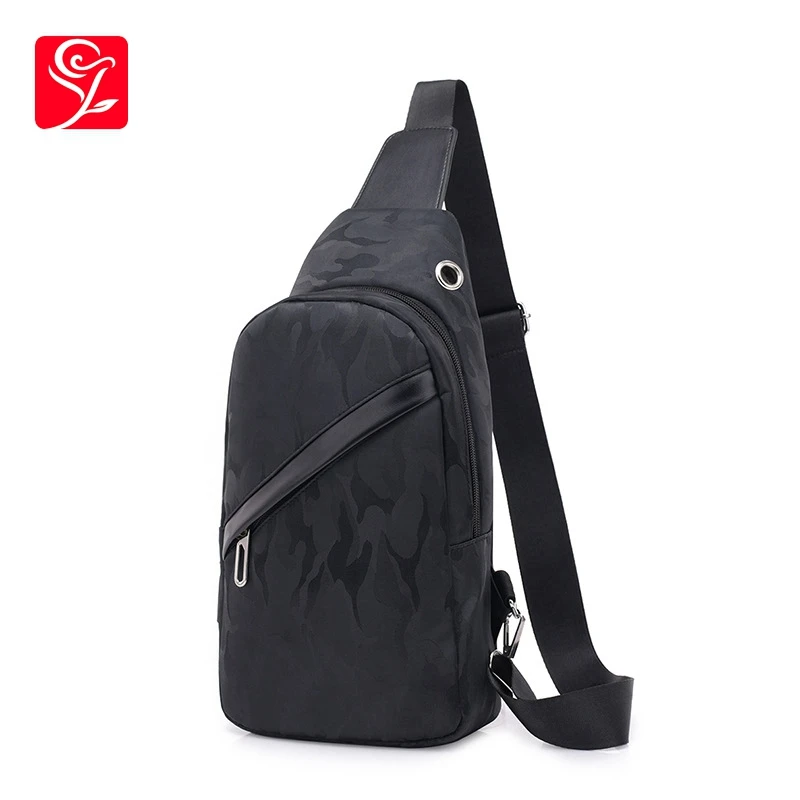 

Men 's Chest Bag Leisure Messenger Bag Multi - Functional Shoulder Bag Oxford Cloth Korea Style Messenger Shoulder Bag