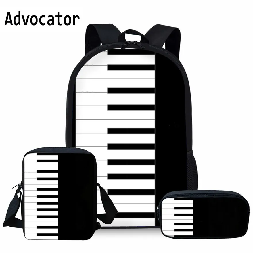 

ADVOCATOR Piano Printing School Bags for Kids Children Music Note Shoulder Bagpack Girls Primary School Bag Teenager Book Bags