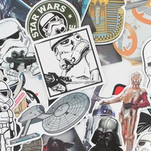 26pcs No repeated funny star wars stickers for laptop decal fridge skateboard PVC stickers for Travel