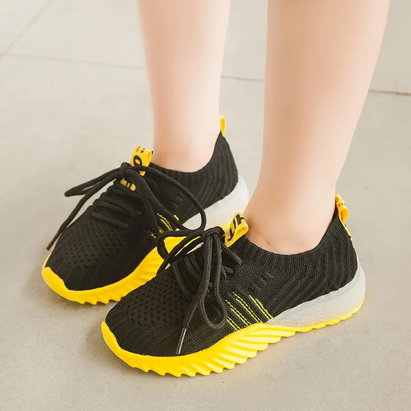2019 Летняя детская обувь; повседневные дышащие кроссовки для мальчиков и девочек; модные детские кроссовки; удобная сетчатая обувь для