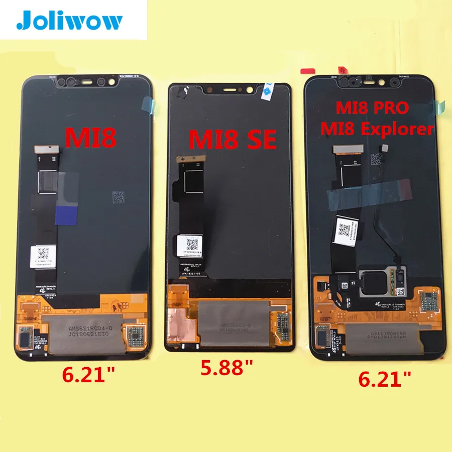 AMOLED LCD для Xiaomi Mi8 SE MI8SE Mi 8 PRO Explorer Edition ЖК дисплей + Замена сенсорного экрана в