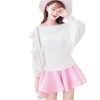 

Sweet Mini Cute Harajuku Skirts Kawaii Women Pleat Skirt Preppy Style Lolita Saia School Uniforms Faldas Ladies Jupe