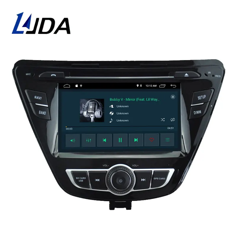  LJDA Android 10 Car dvd player for Hyundai Elantra Avante Car Radio headunit gps navigation stereo 