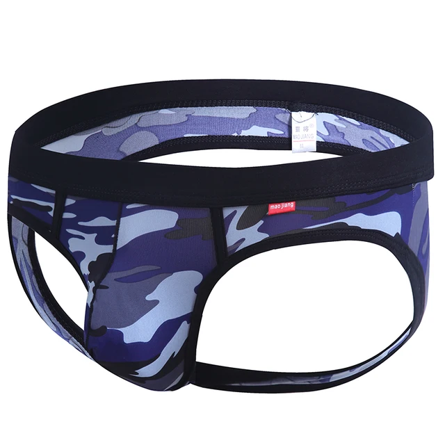 Sexy Gay Men Underwear Camouflage Mens Thongs G strings Tanga Underwea