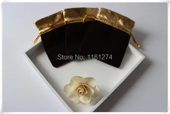 

Customized Logo velvet Pouch Velvet drawstring bag Jewelry bag Gift Bags