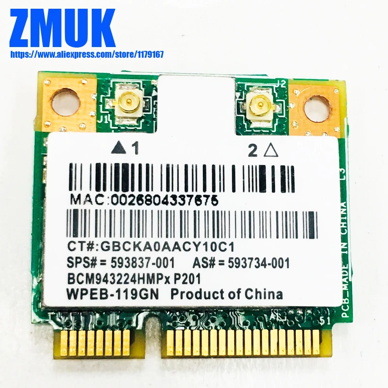 m Dual Band 802 11n 2x2 Pci Express Half Minicard Netwerkkaarten Aliexpress