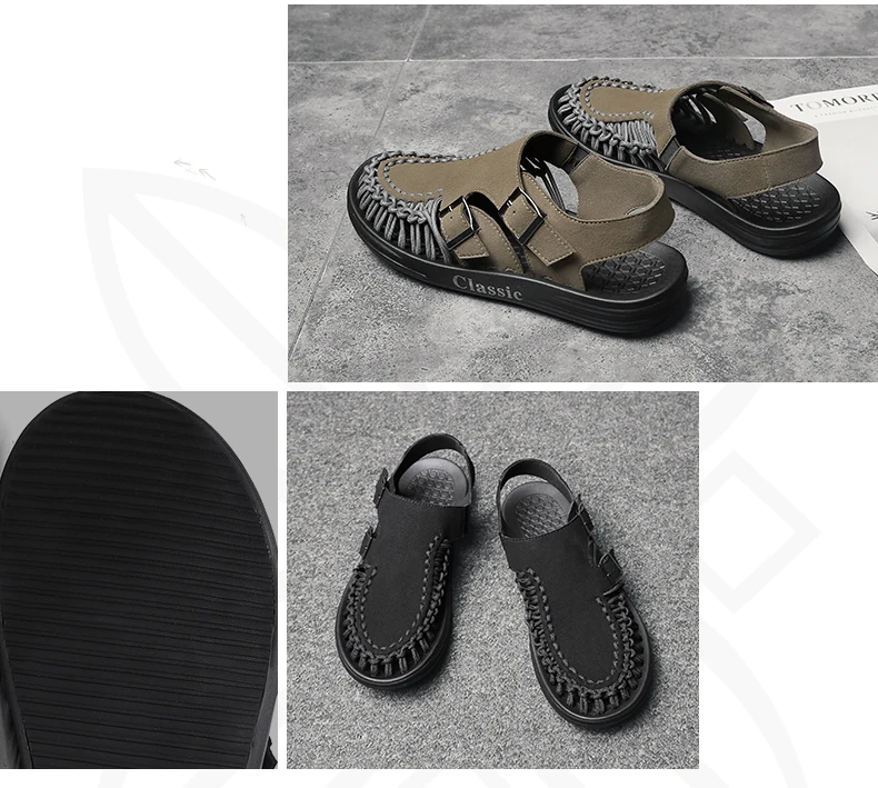 BIGFIRSE/Новые модные летние мужские повседневные сандалии Высококачественная легкая дышащая Нескользящая мужская обувь на плоской подошве пляжная обувь 39-45