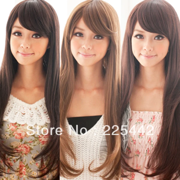 Clair Beauty Women Japanese Natural Layered Extra Long Straight