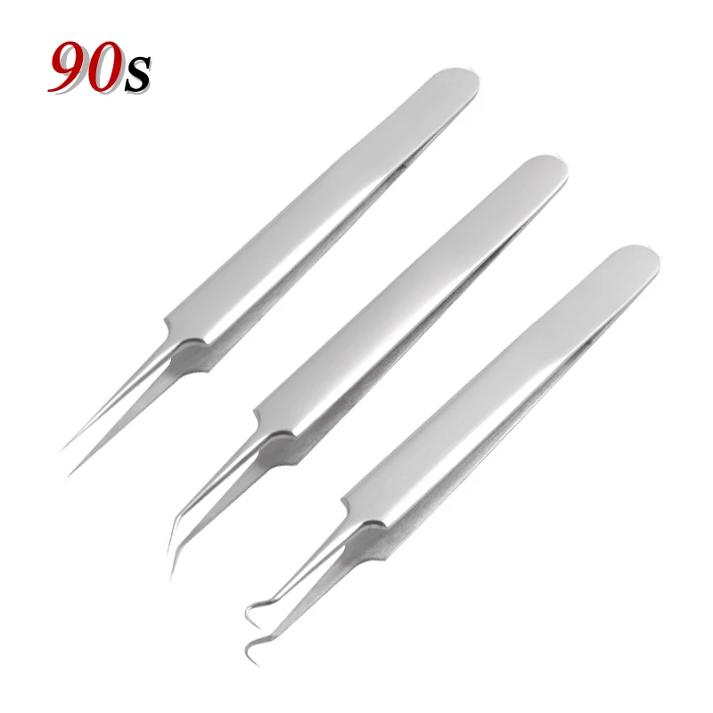 Professional Tweezers for Eyelash Extension Volume Tweezers for Nail