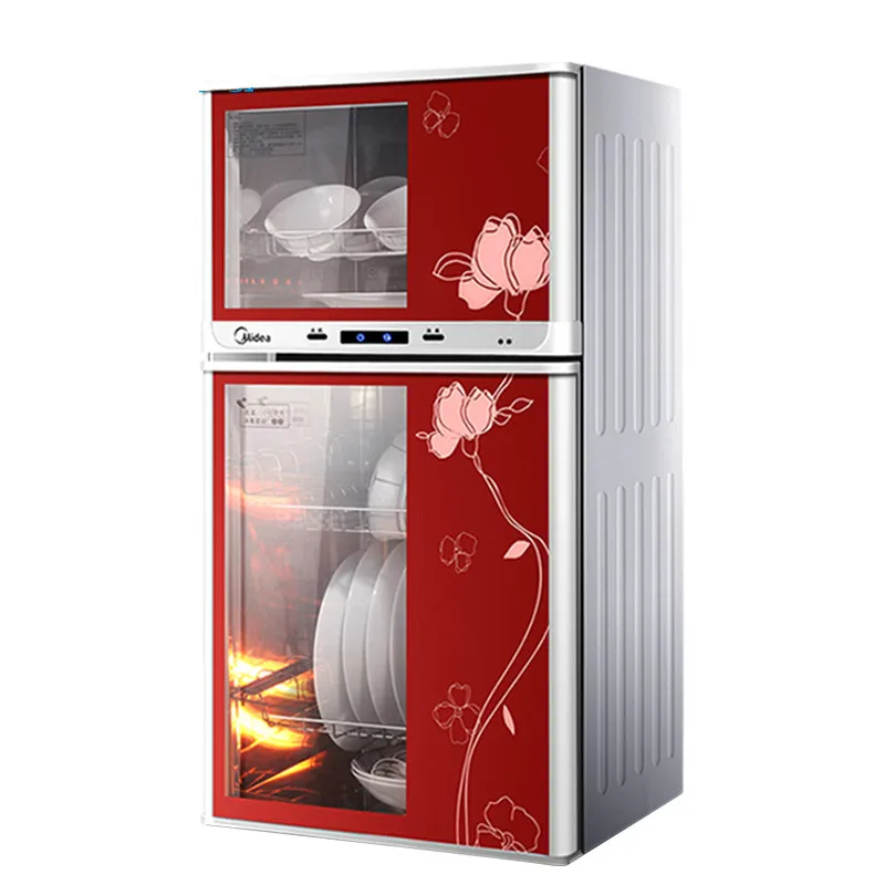 

77L large Vertical household electric tableware Disinfection cabinet sterilizer machine commercial mini double door cupboard