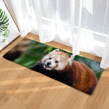 

Hot Sale 3D Printed Animal Raccoon Doormat Anti-slip Door Mat Water Absorption Kitchen Carpet Long Size Outdoor Floor Mat