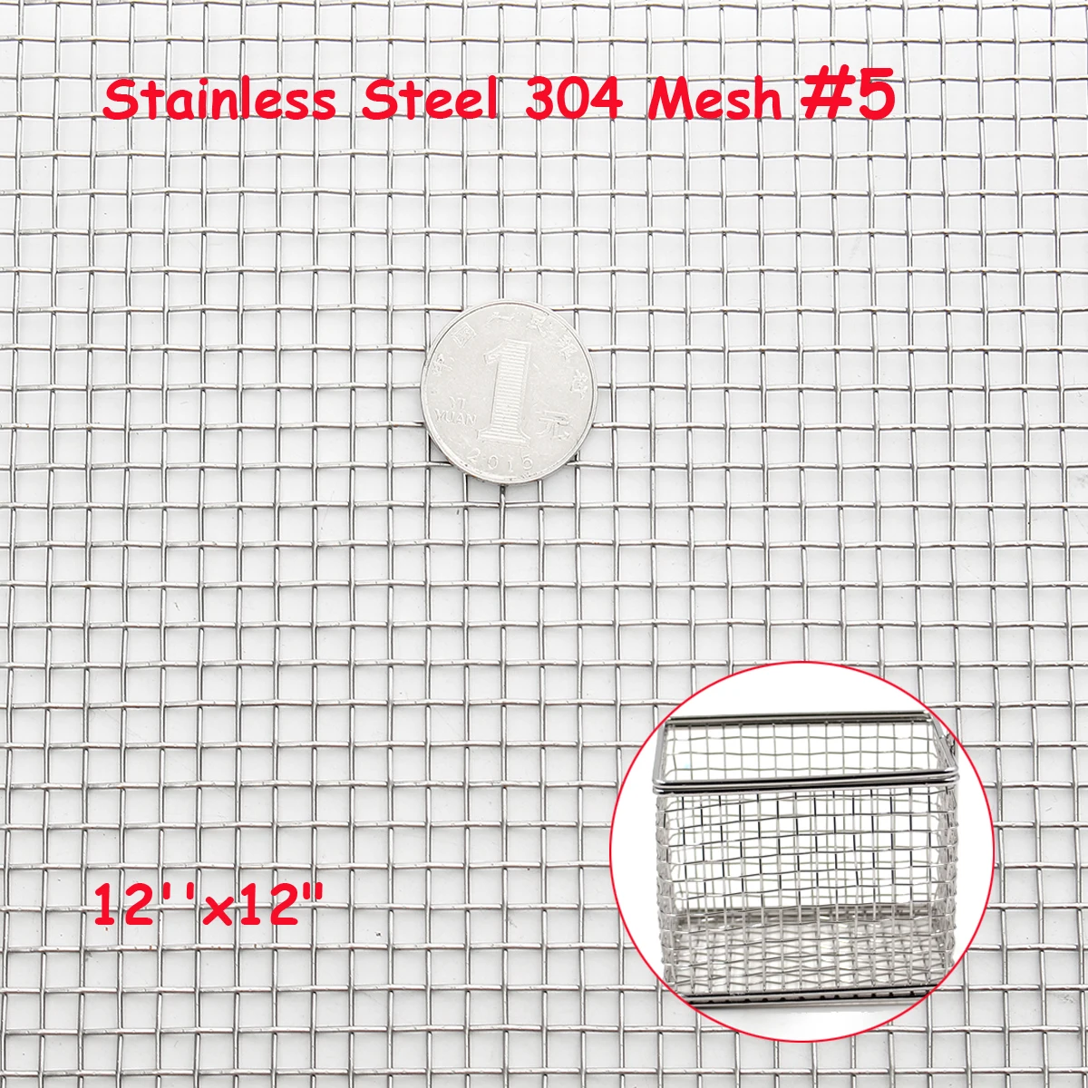 304 Stainless Steel Mesh Screen for DIY Security Filter 5MeshxA3 Vent Window /& Garden etc 5 Pack A3 Size 30X42cm Woven Wire 5 Mesh
