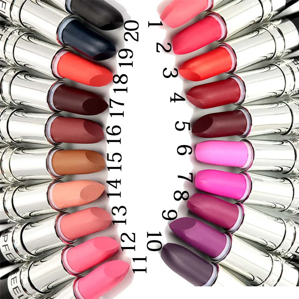 

2018 Hot Nude Lipstick Long-lasting Moisture Matte Waterproof Lipsticker Easy To Wear Cosmetic Nude Makeup Lips Nice Face