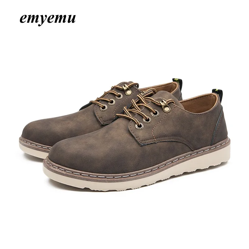 44 Size39 Boots Estilo Cores grey Brown Homem Homens Do Vintage Botas Primavera Moda Sapatos Ankle Da 3 yellow Inverno E Martin Casual Sumber T4q7xnXUUw