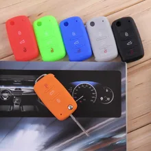 Universal Silicone Car Key Holder Case Cover Candy Color Turma do Chaves Case Car Accessories for