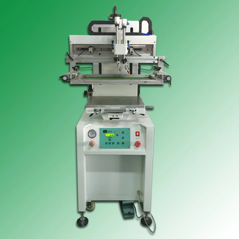 

automatic flat bed label screen printing machine