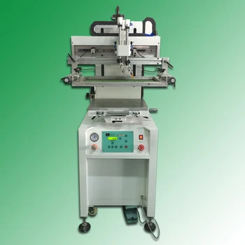 

automatic flat bed label screen printing machine
