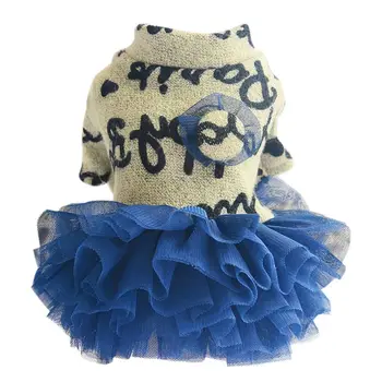 

Dog Dress Puppy Pet Clothes for Small Dog Wedding Dress Mesh Princess Dress for Dachshund Chihuahua Dog Supplies