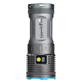 

High Quality 25000LM 9 x XM-L T6 LED Power & Mode Digital Display Hunting Flashlight