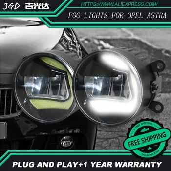 

For Opel Astra 2004-2014 LR2 Car styling front bumper LED fog Lights high brightness fog lamps 1set