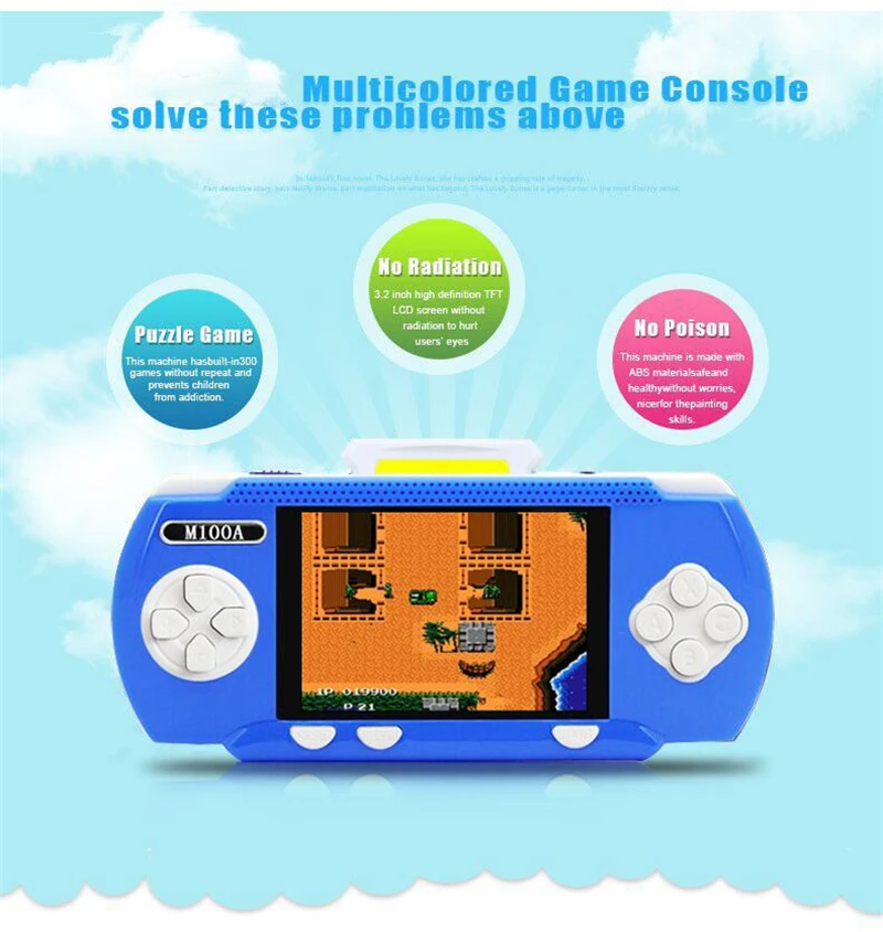 Портативная игровая консоль HaoLongGCP ретро мини игровой плеер встроенный 328