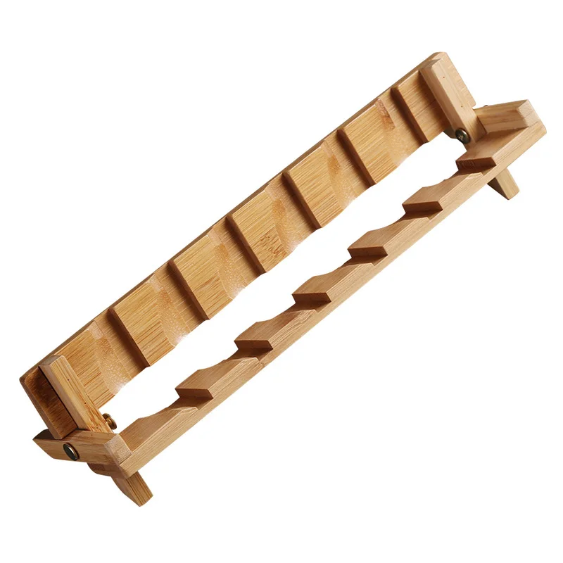 

Natural Bamboo Draining Rack Foldable Handmade Tea Cup Drying Rack Teaware Drainer Holder Rack Shelf Crafts Home Accessories