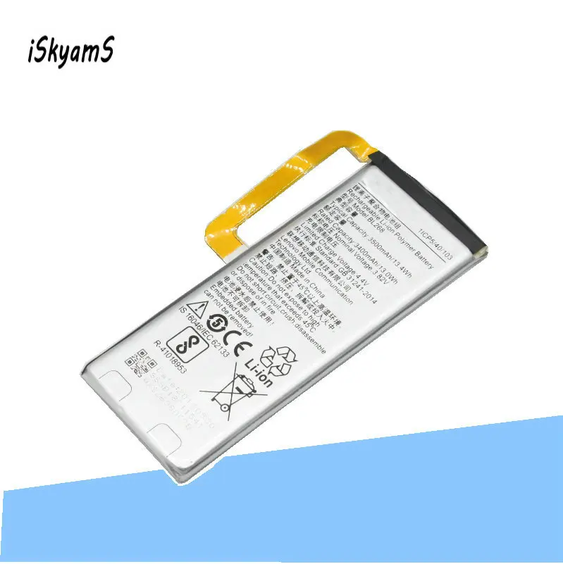 

iSkyamS 1x 3400mAh /13.4wh BL268 Battery Replacement Smartphone For Lenovo ZUK Z2 Z2131 batteries