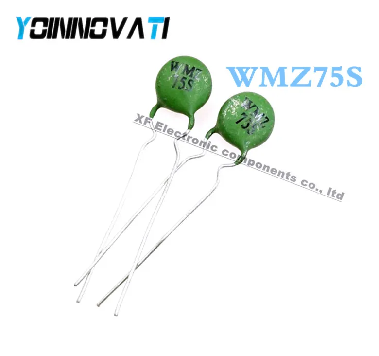 

Free Shipping 50 pcs/lot WMZ75S WMZ75 Z75S WMZ-75S 82 Ohm PTC PTC overcurrent protection thermistor .