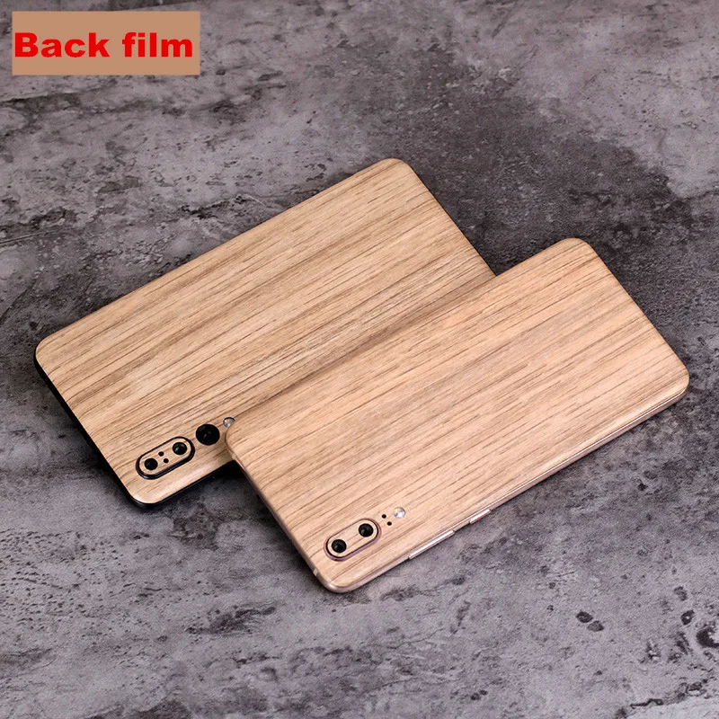 

P20 Pro Carboon wood Grain back film Protective cover stickers For 5.8 inch Huawei P20 Phone Color back Paster Decorative film