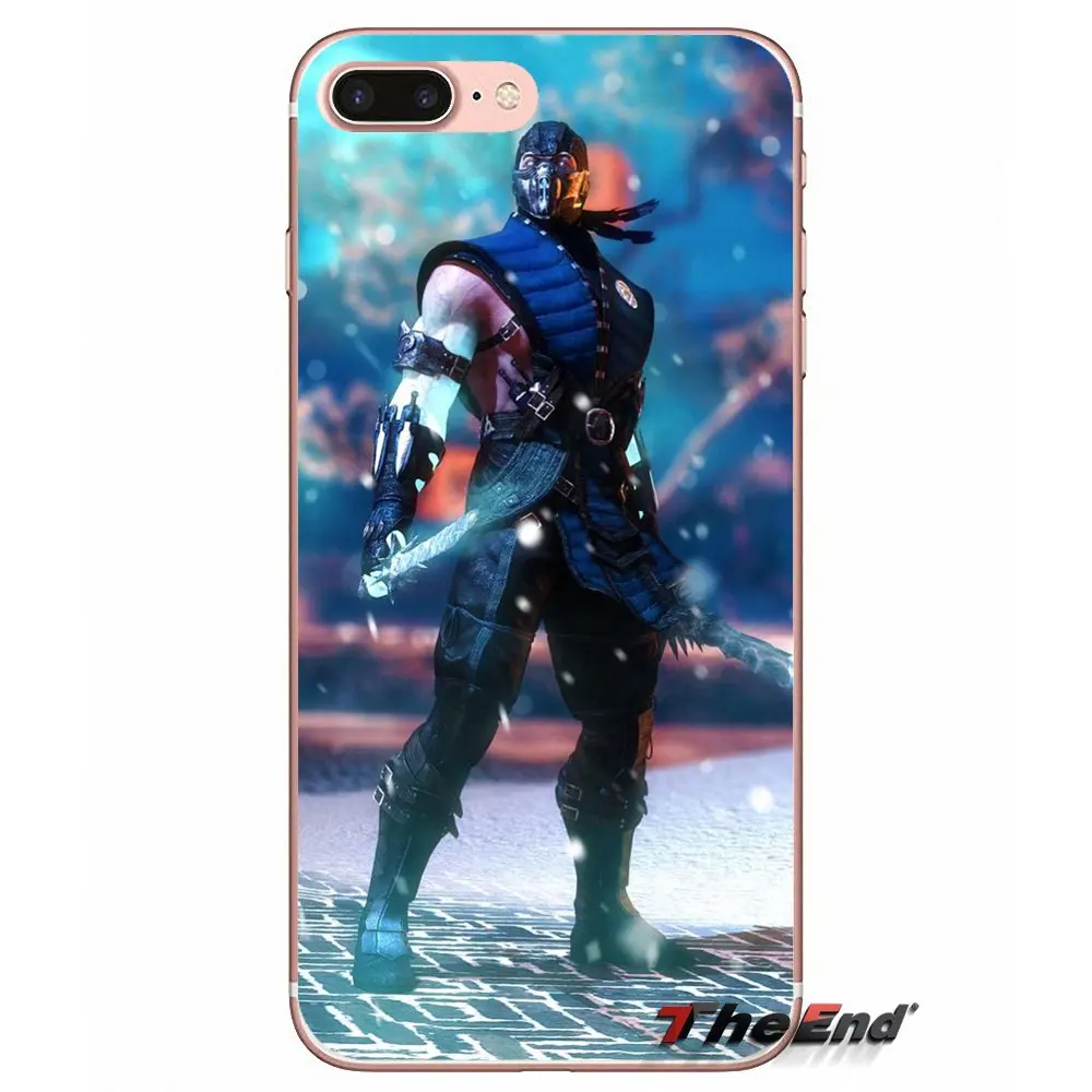 Чехол для iPhone X 4 4S 5 5S 5C SE 6 6S 7 8 Plus Samsung Galaxy J1 J3 J5 J7 A3 A5 2016 2017 Mortal Kombat Sub zero Ninja Games|case me|case