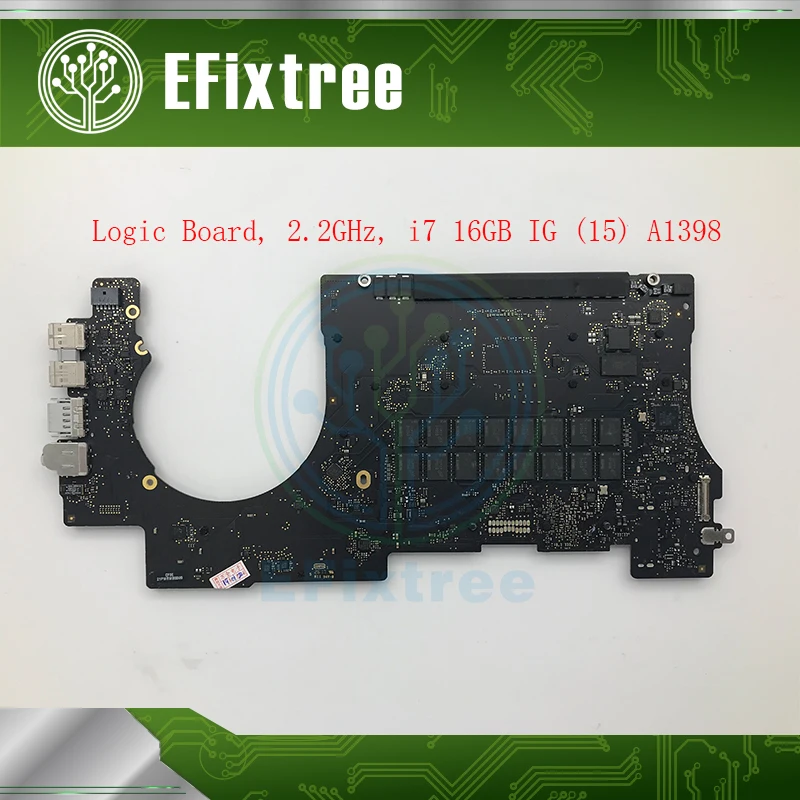 Материнская плата 661 02524 Retina для MacBook Pro материнская 15 &quot 2 ГГц i7 16 ГБ IG A1398 год PCB 820