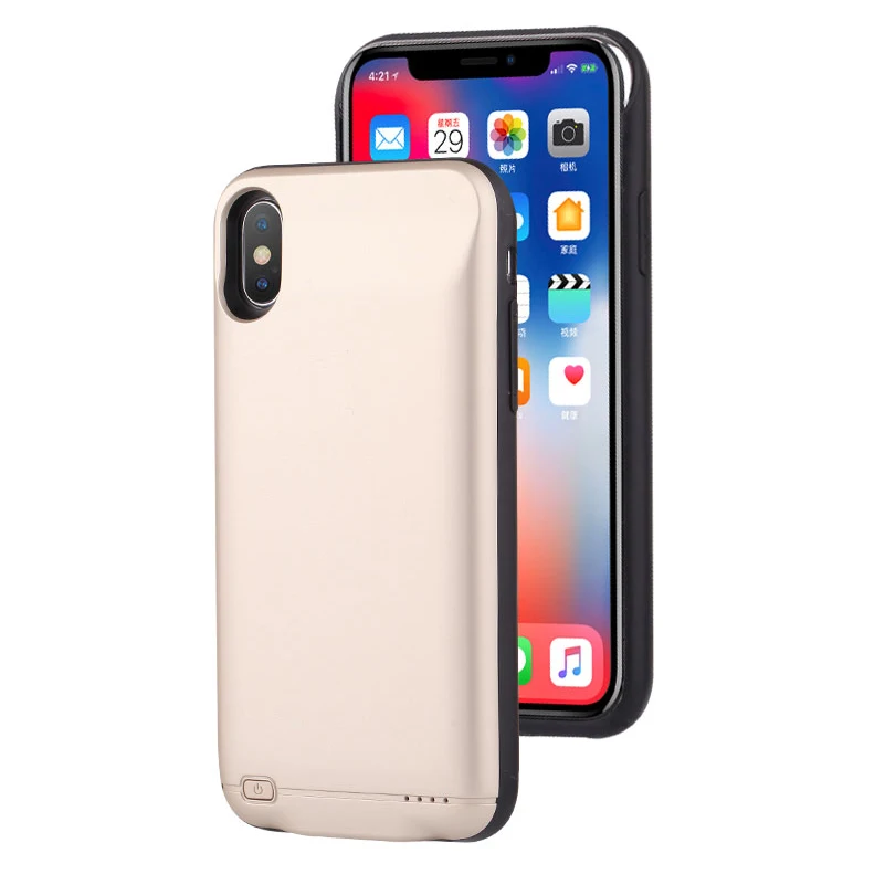 4000 мАч зарядное устройство чехол для iPhone X XS power Case Внешнее зарядное устройство для iPhone XR XS Max 5000 мАч чехол для телефона зарядное устройство