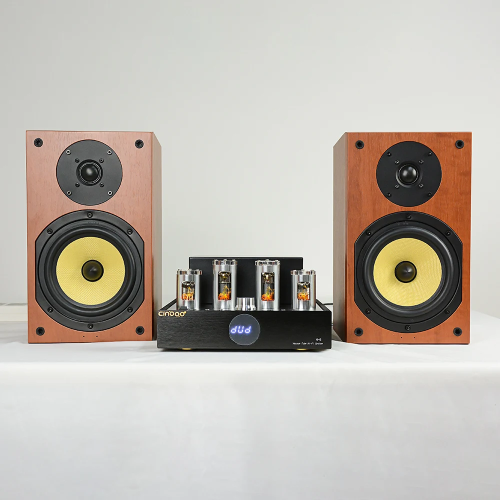 Bluetooth 65Wx2 6N2 6P1 HIFI вакуумный трубчатый предусилитель усилитель мощности 2 1 каналов