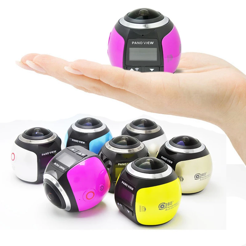 HYBON Mini 360 панорамная подводная камера Ultra HD Wifi 2448*2448 экшн водонепроницаемая зимняя