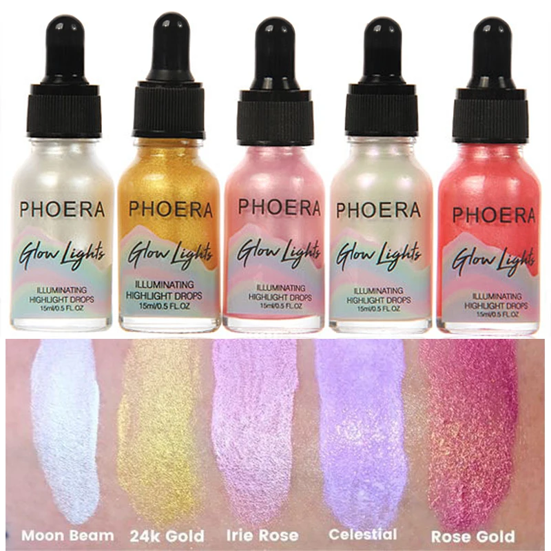

PHOERA 1pc Multi-color Brighten Shimmer Concealer Bronzer Cheek Contour Long Lasting Highlighter Face Foundation Makeup TSLM2