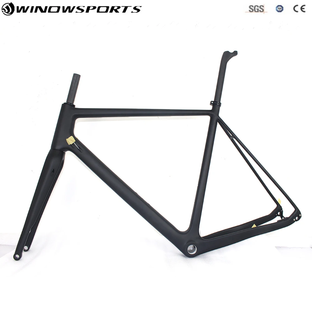 Top carbon gravel bike frame super light bike frame Thru axle 142*12 disc brake Cyclocross Gravel Carbon Bicycle Frame 4