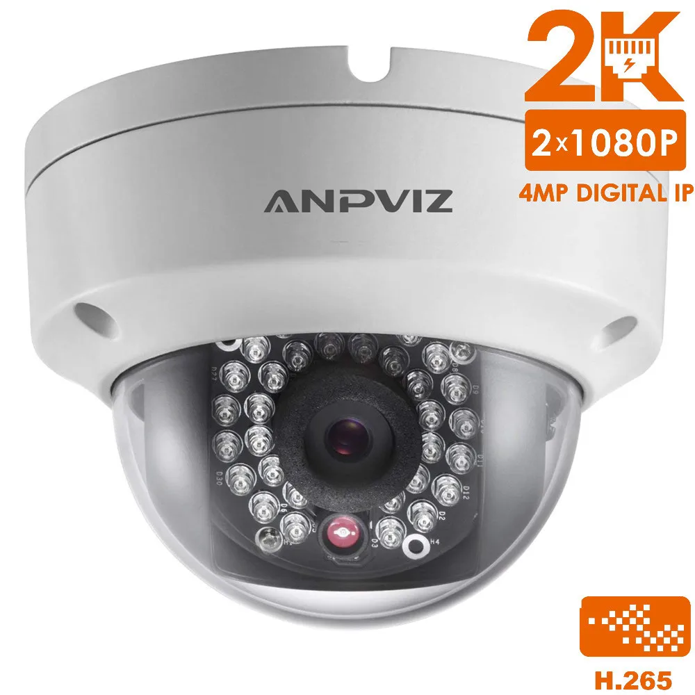4 0MP POE IP Camera High Quality mini dome camera CCTV Cam P2P WDR font b