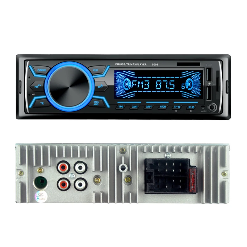 Bluetooth MP3/WMA/WAV форматы FM радио Функция Поддержка быстрой зарядки 12 В двойной USB Поддержка USB/TF кардридер автомобильный mp3-плеер
