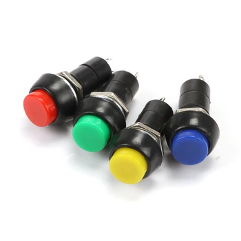 

50pcs 12mm Momentary/Latching push button switches 12MM-PBS-11A Self Return Momentary Push Button Switch