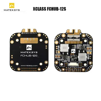

Matek System XCLASS FCHUB-12S PDB Board 5V & 12V Output w/ Current Sensor 3-12S Lipo for RC Drone
