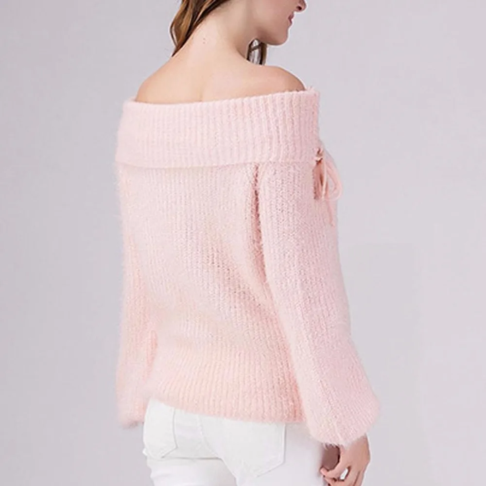 Puseky Одежда для беременных женщин пуловер свободные свитера Зимние Повседневные однотонные вязаные свитера с круглым вырезом зимние свитера для беременных