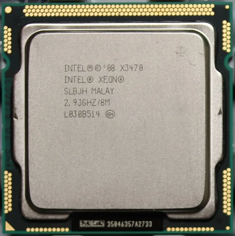 Intel Xeon X3470 процессор 8 м Кэш 2 93 ГГц SLBJH LGA1156 Процессор равных i7 870|Оперативная память|