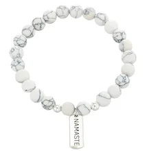 Украшения, лаконичный темперамент, белый браслет из сосны, обрезка из пенделока, браслет из бисера