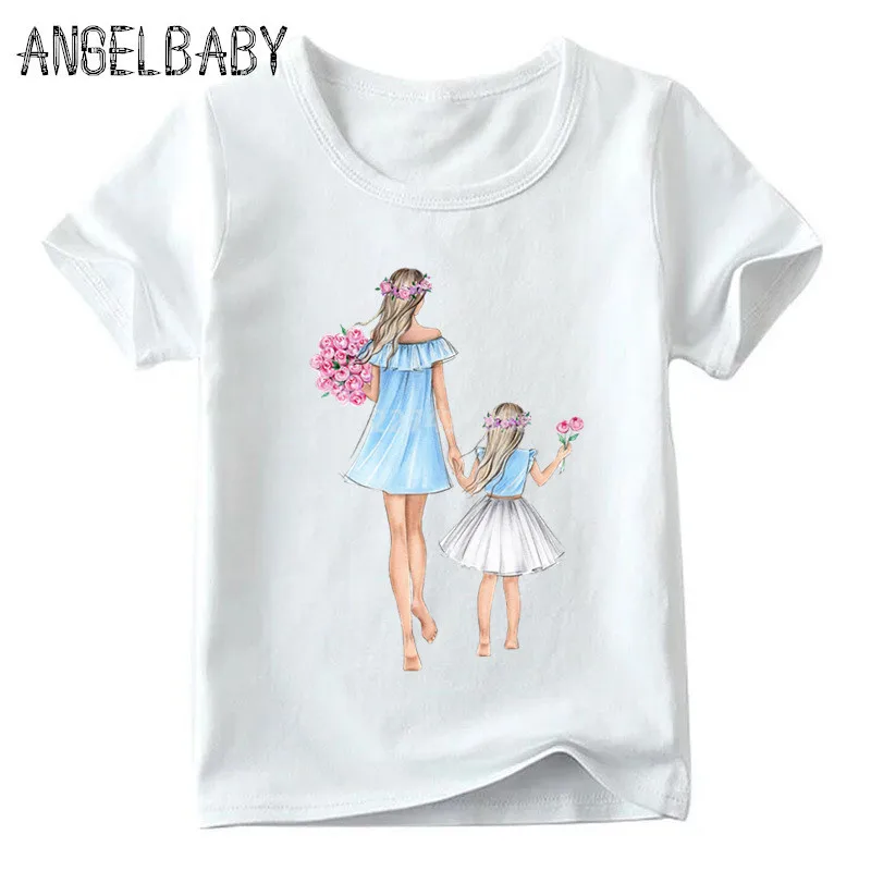 Одинаковые комплекты для семьи футболка для мальчиков и девочек с принтом «My HERO My MAMA» подарок на день матери Забавные футболки для детей и женщин - Цвет: 5282J